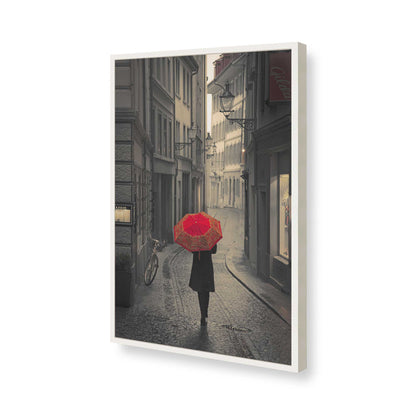 [Color:Opaque White], Picture of art in a Opaque White frame of the corner