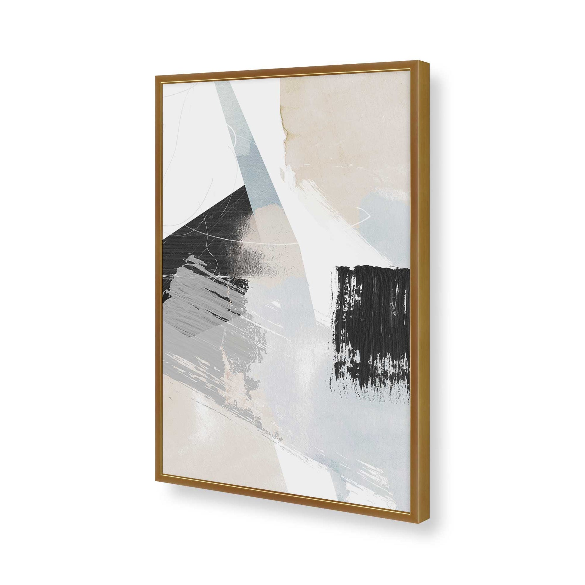[Color:Polished Gold], Picture of art in a Polished Gold frame of the corner