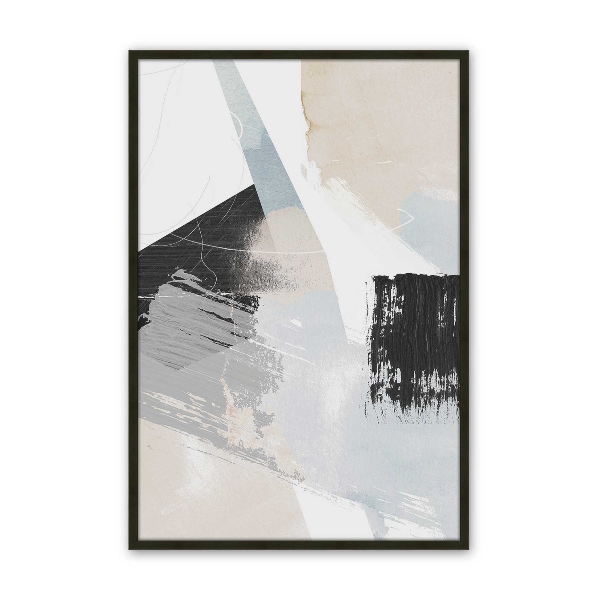 [Color:Satin Black], Picture of art in a Satin Black frame