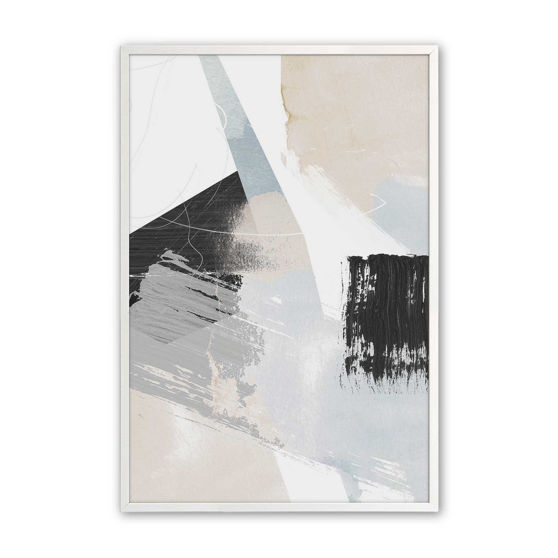 [Color:Opaque White], Picture of art in a Opaque White frame
