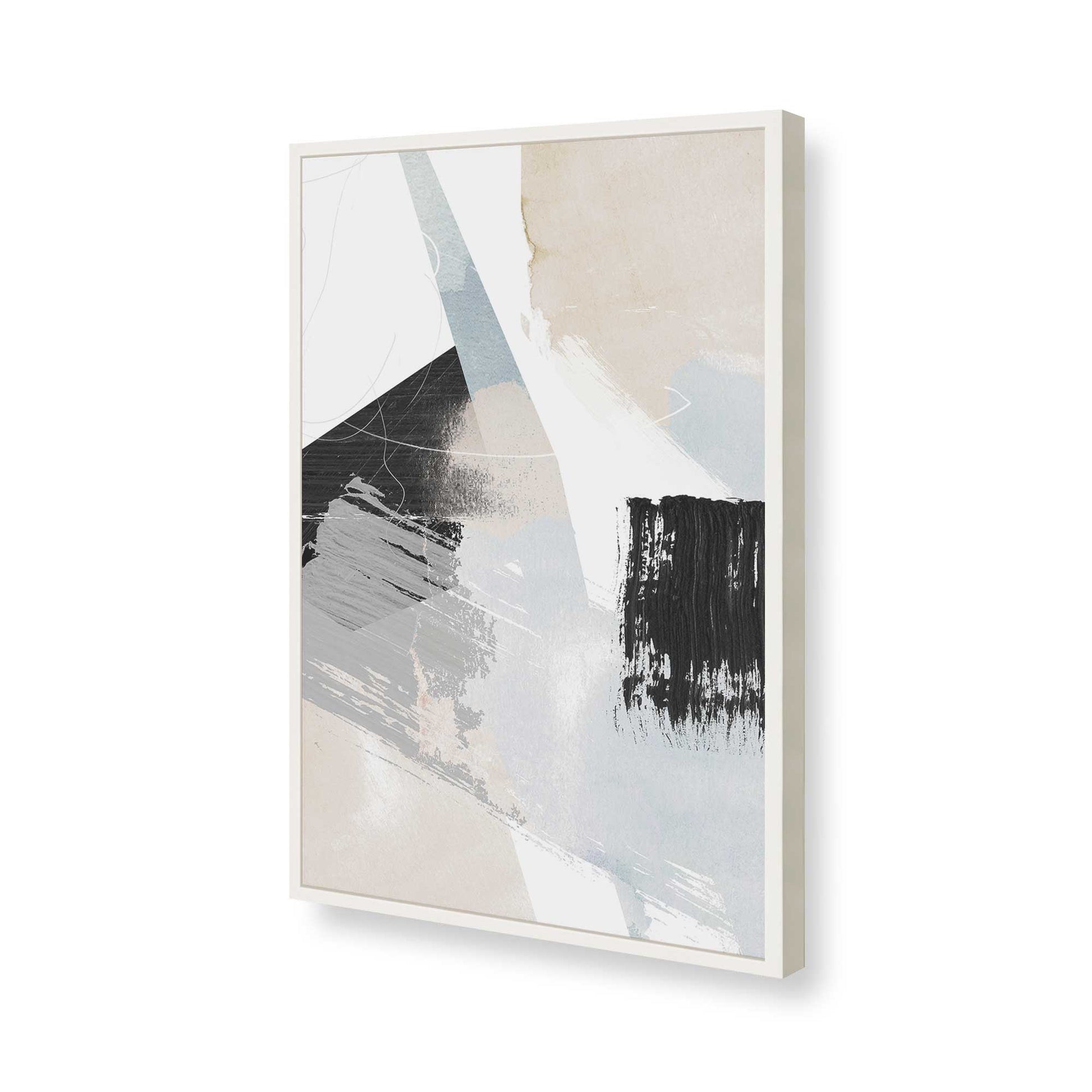 [Color:Opaque White], Picture of art in a Opaque White frame of the corner