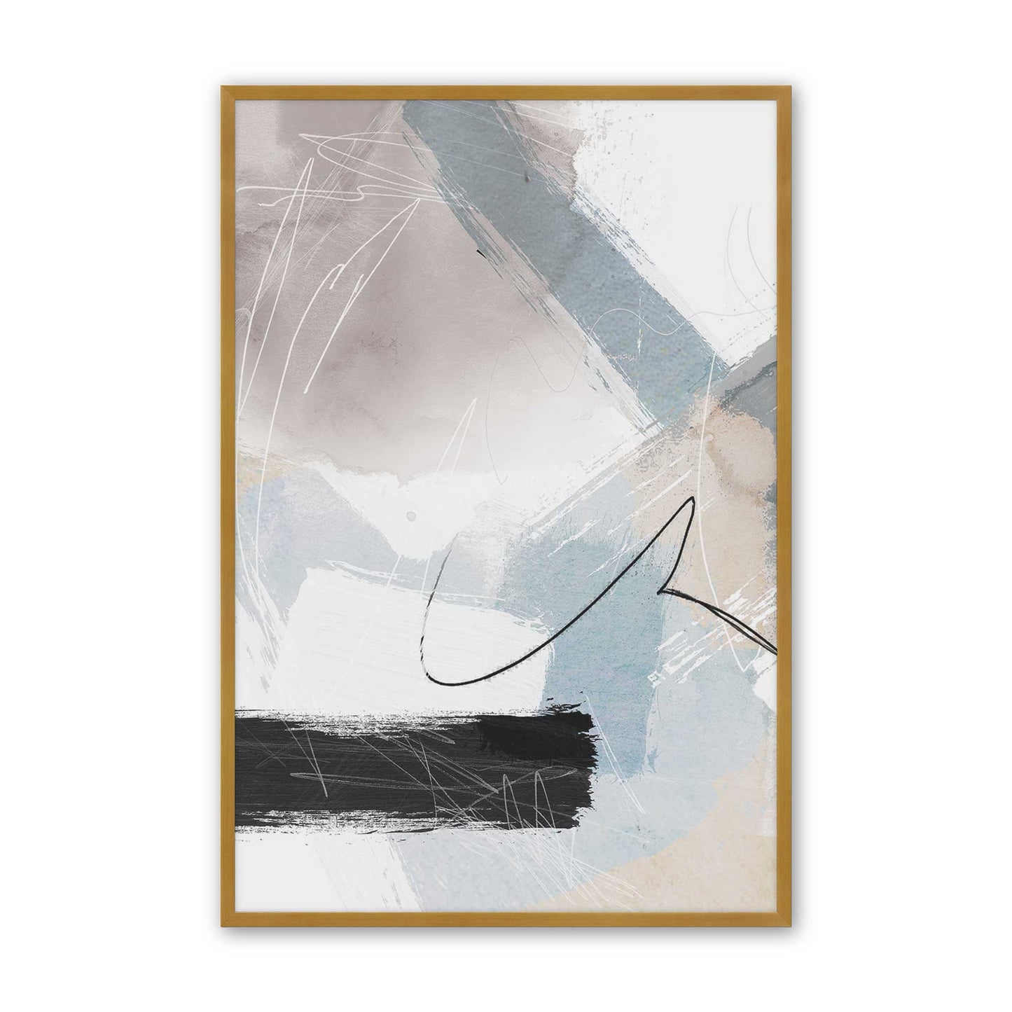 [Color:Polished Gold], Picture of art in a Polished Gold frame