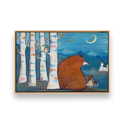 [Color:American Maple], Picture of art in a American Maple frame