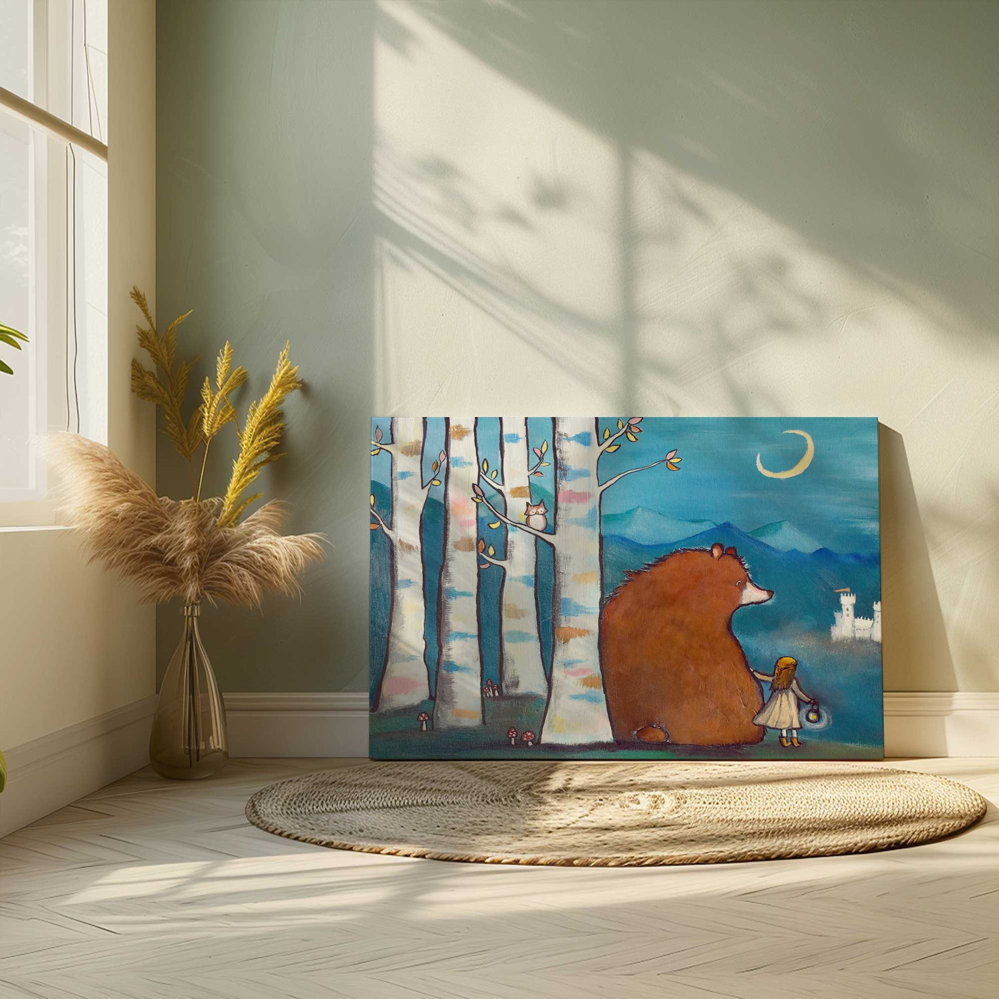 Picture of art in a room