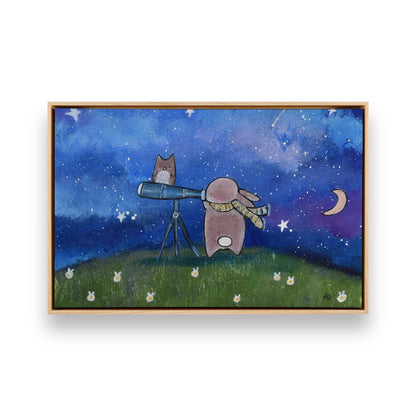 [Color:American Maple], Picture of art in a American Maple frame