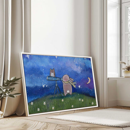 Picture of art in a room