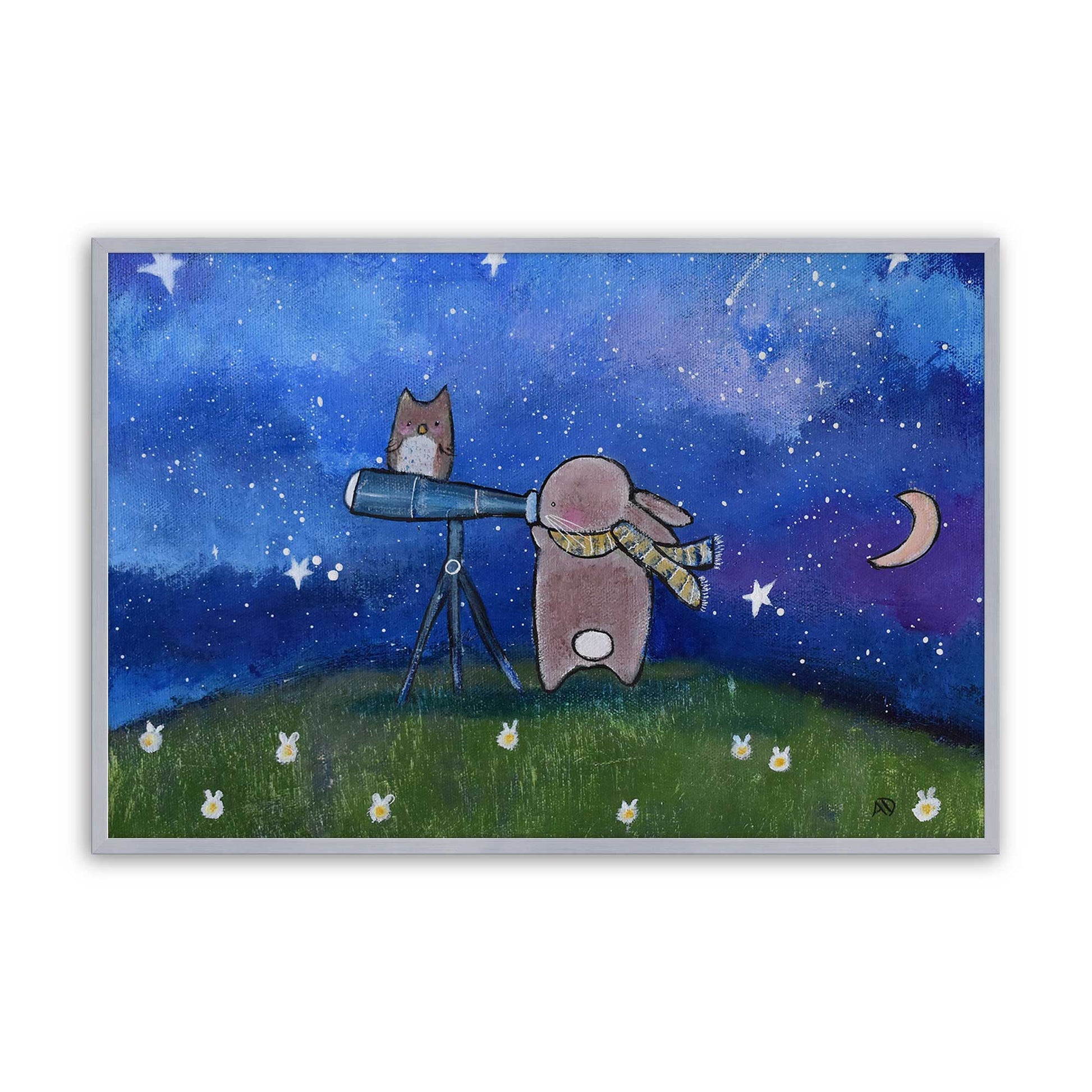 [Color:Polished Chrome], Picture of art in a Polished Chrome frame