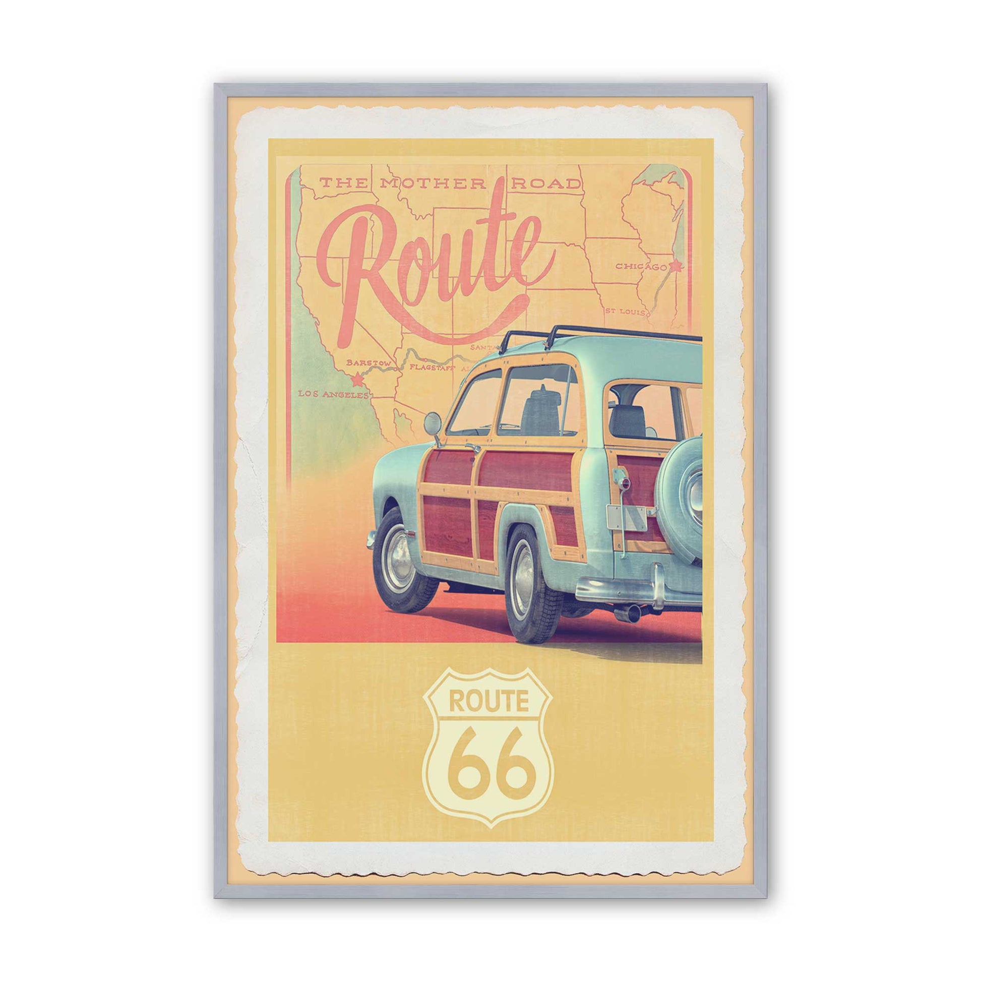[Color:Polished Chrome], Picture of art in a Polished Chrome frame