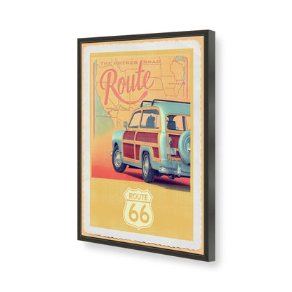 [Color:Satin Black], Picture of art in a Satin Black frame of the corner