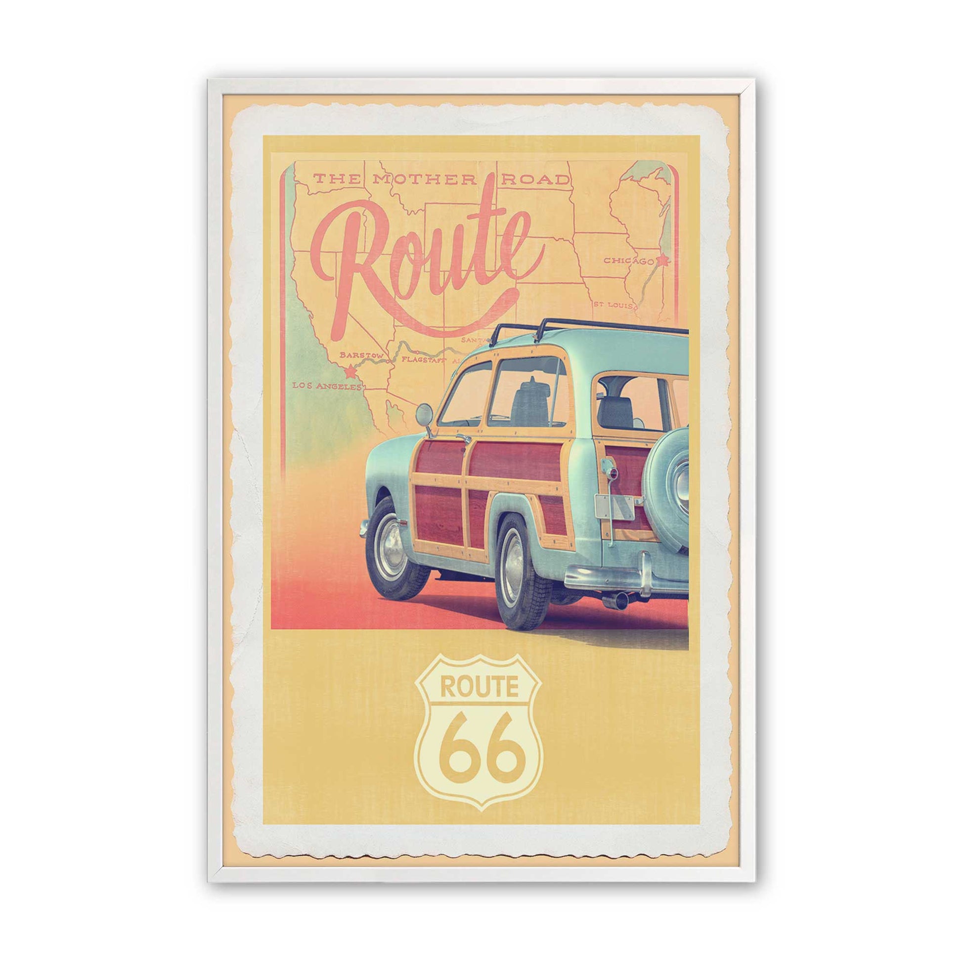 [Color:Opaque White], Picture of art in a Opaque White frame