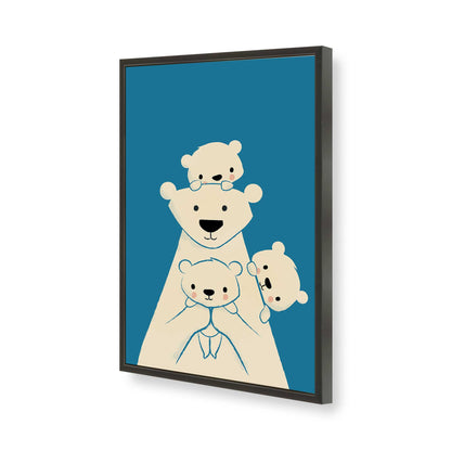 [Color:Satin Black], Picture of art in a Satin Black frame of the corner