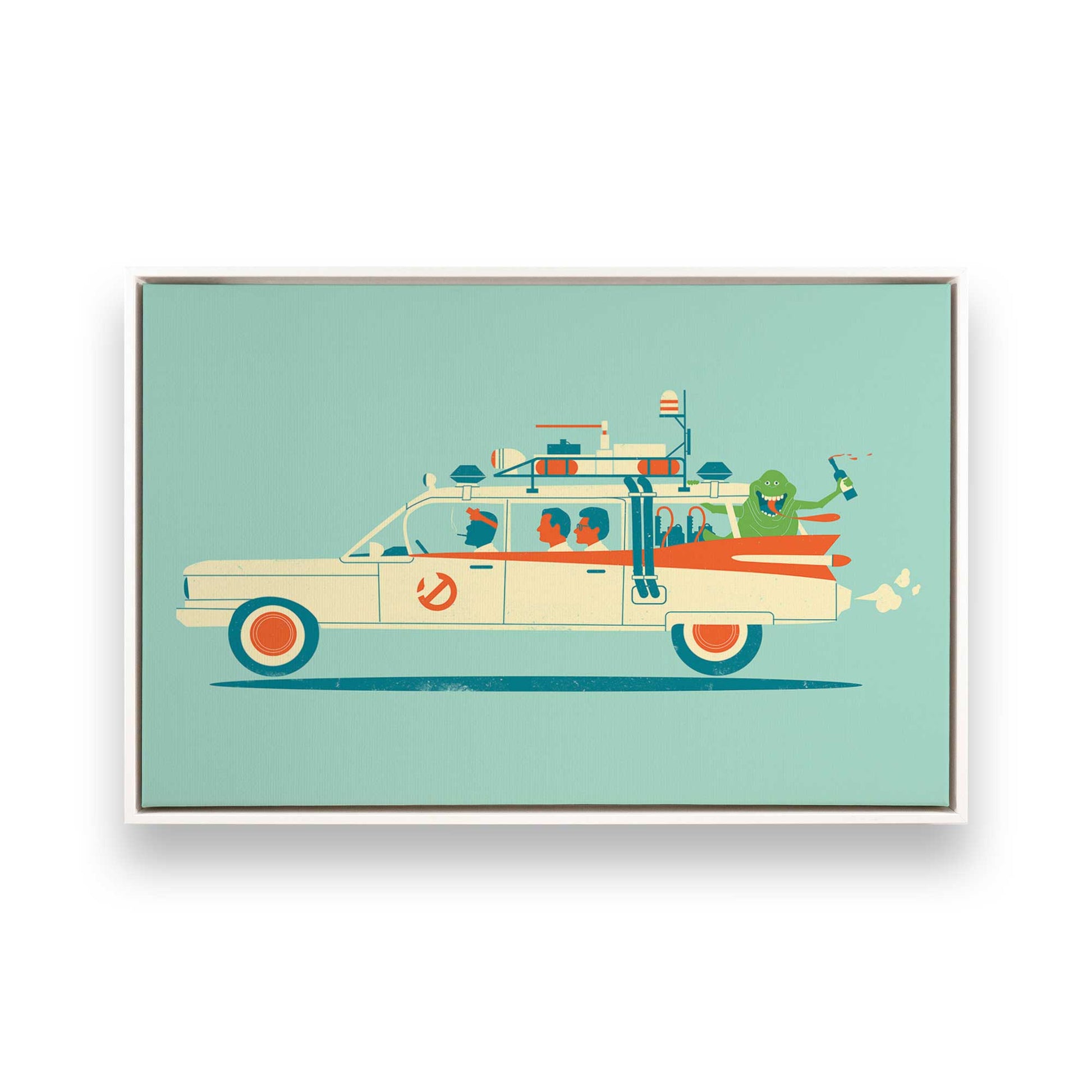 [Color:Opaque White], Picture of art in a White frame