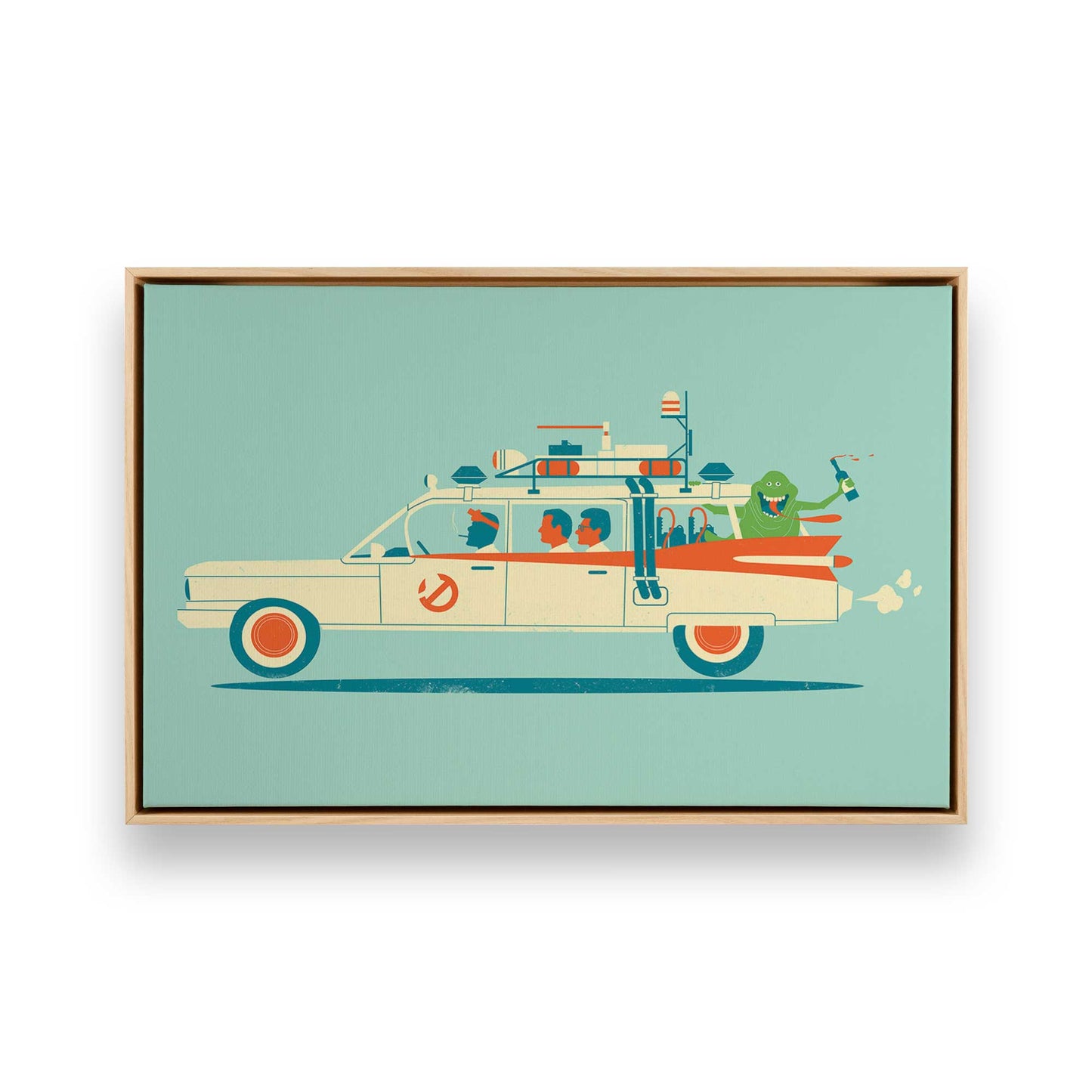 [Color:American Maple], Picture of art in a American Maple frame