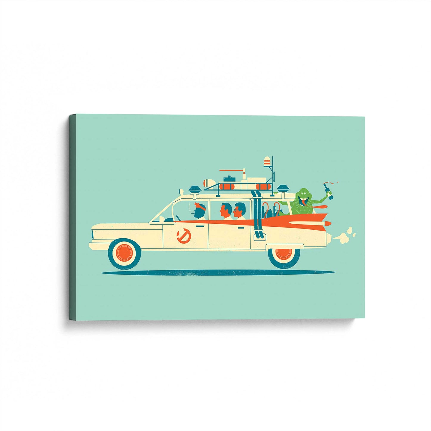 [Color:Stretched Canvas], Picture of art at an angle