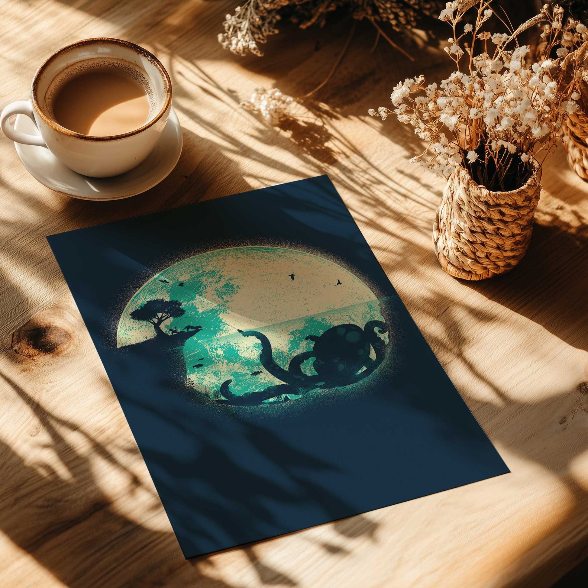 [Color:Rolled Print], Picture of close up of art