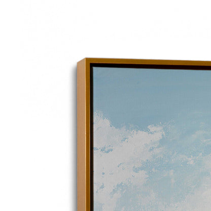 [Color:Polished Gold], Picture of art in a Polished Gold frame at an angle