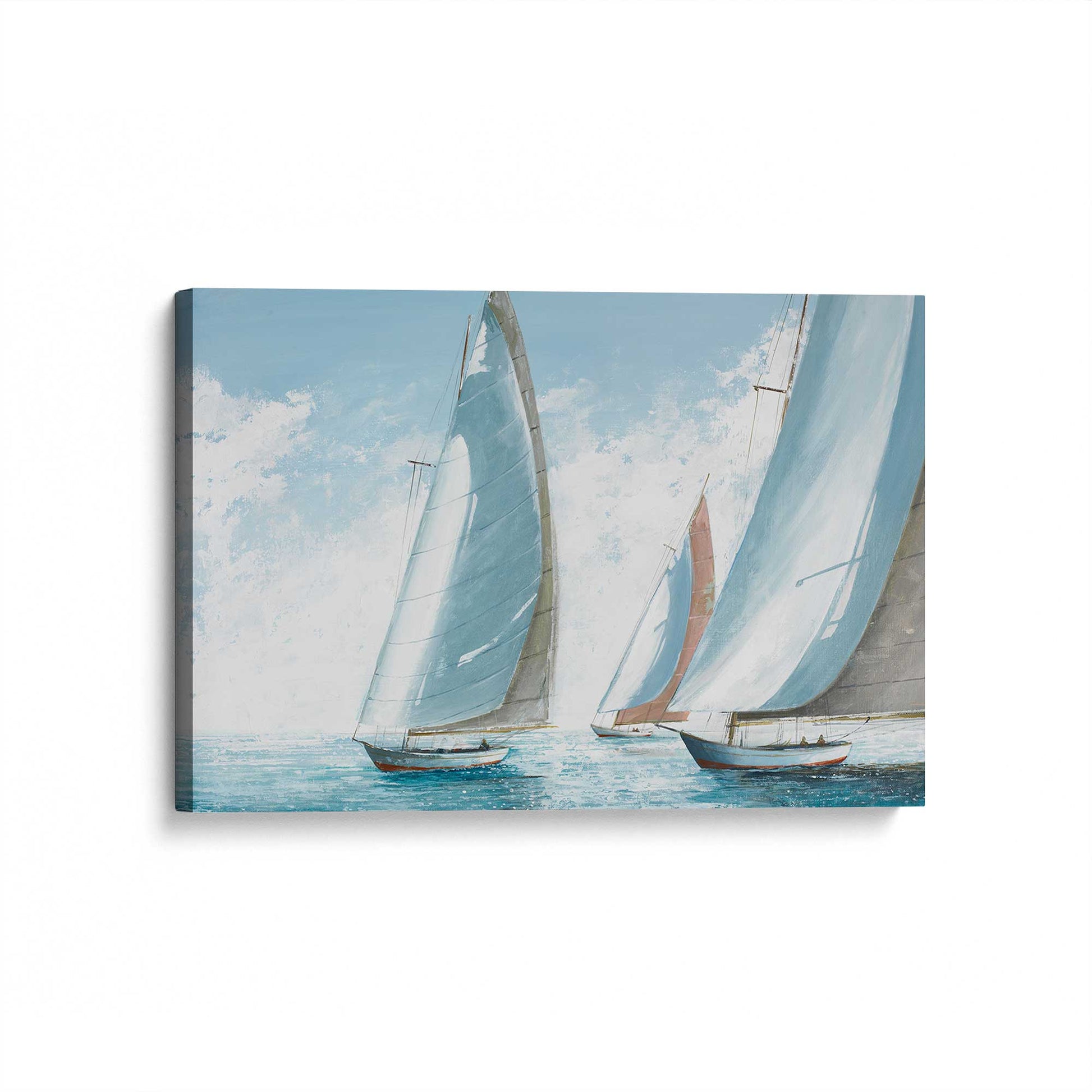 [Color:Stretched Canvas], Picture of art at an angle