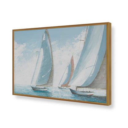 [Color:Polished Gold], Picture of art in a Polished Gold frame of the corner