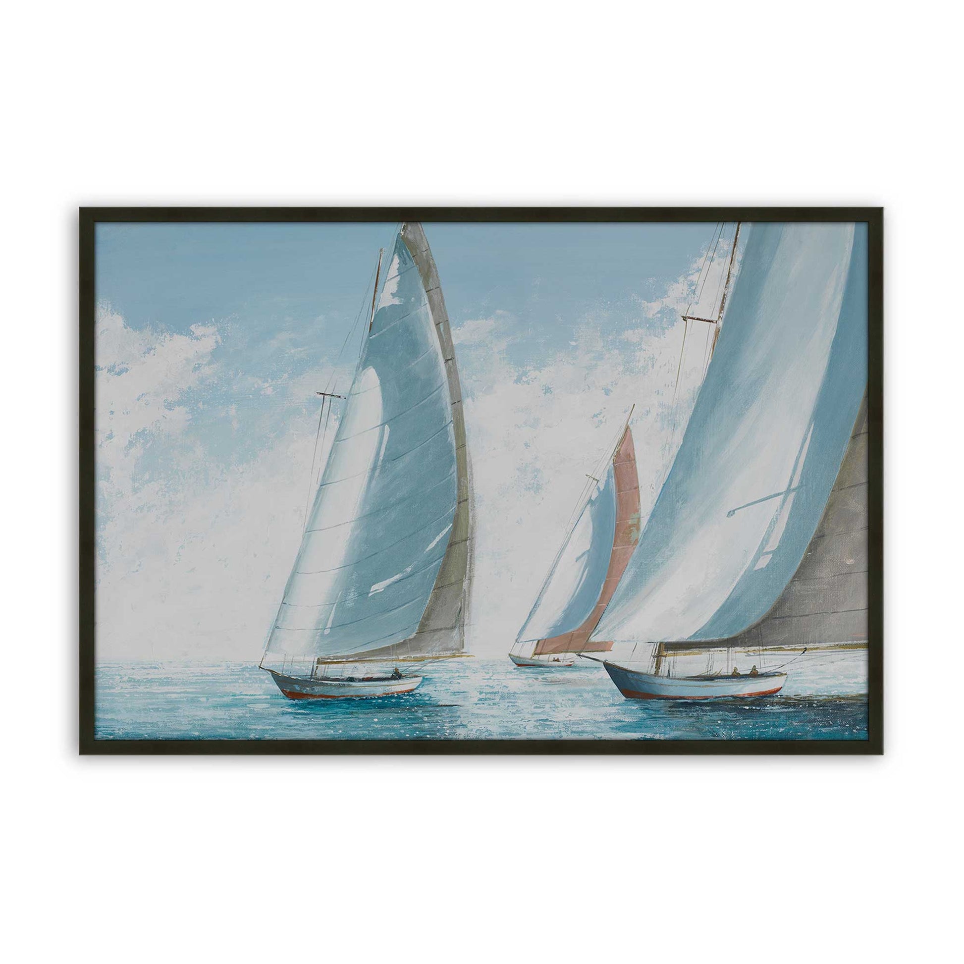 [Color:Satin Black], Picture of art in a Satin Black frame