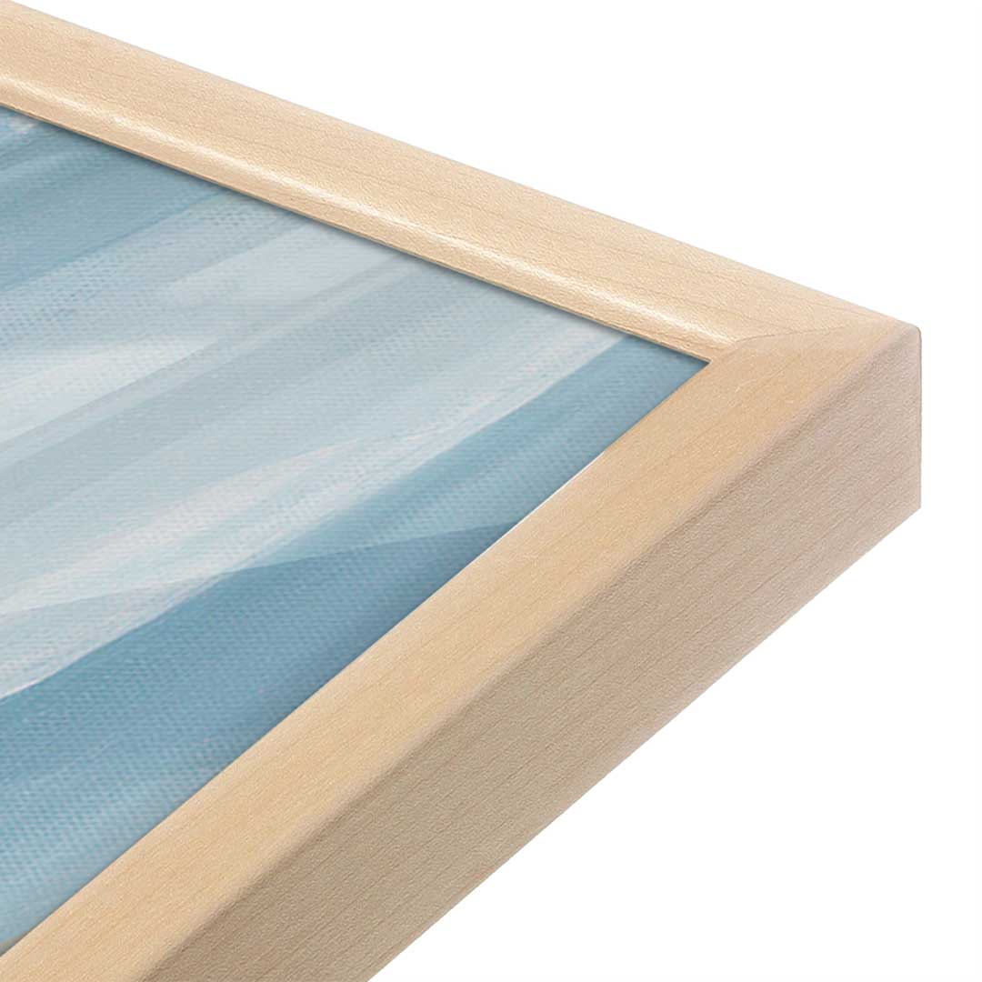 [Color:Raw Maple], Picture of art in a Raw Maple frame at an angle