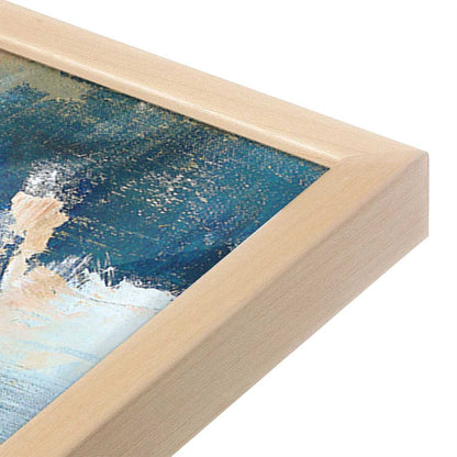 [Color:Raw Maple], Picture of art in a Raw Maple frame at an angle