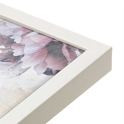 [Color:Opaque White], Picture of art in a Opaque White frame at an angle