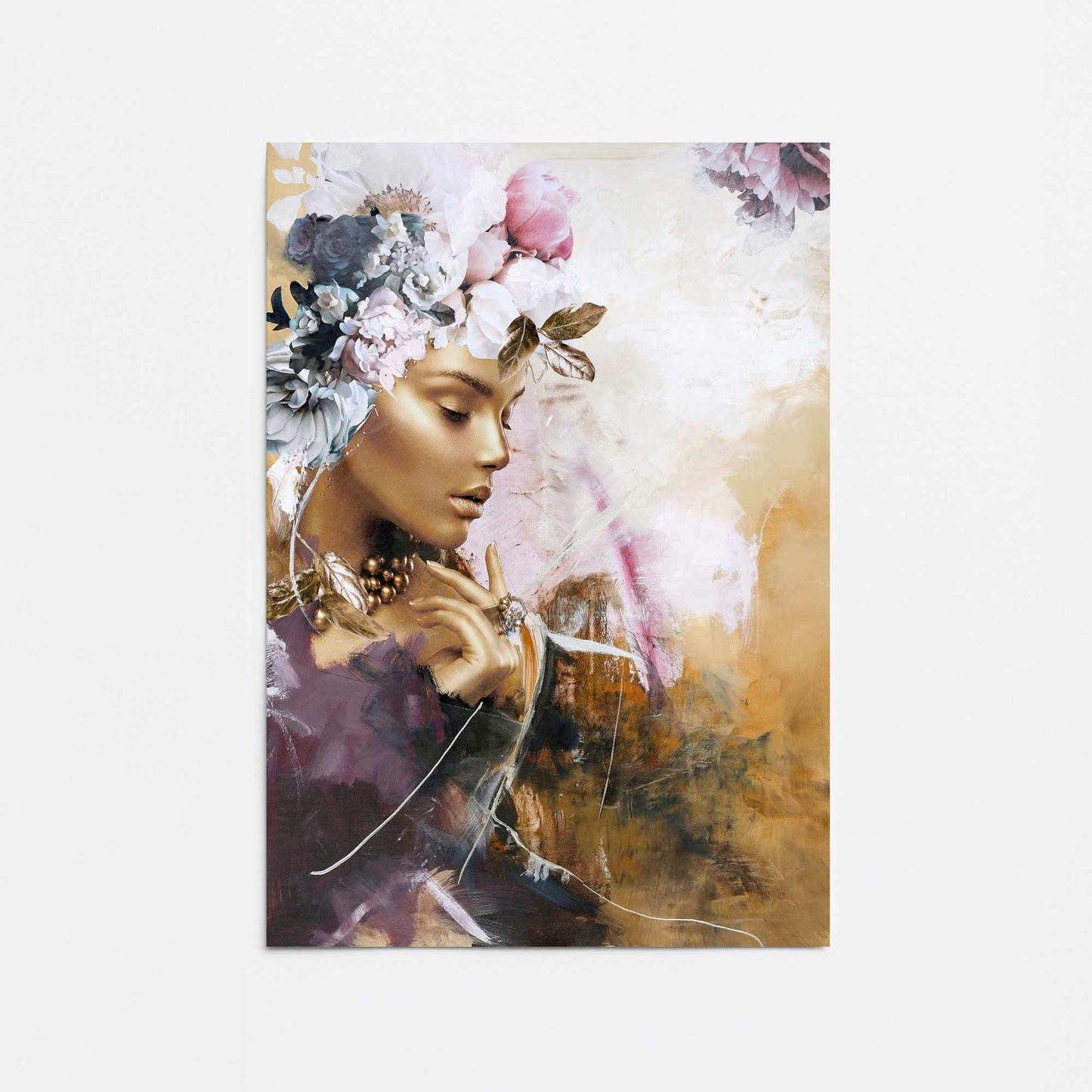 [Color:Rolled Print], Picture of close up of art