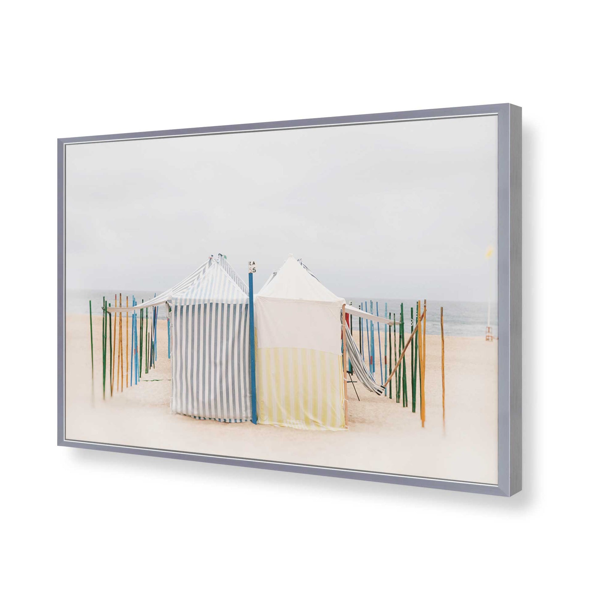 [Color:Polished Chrome], Picture of art in a Polished Chrome frame of the corner
