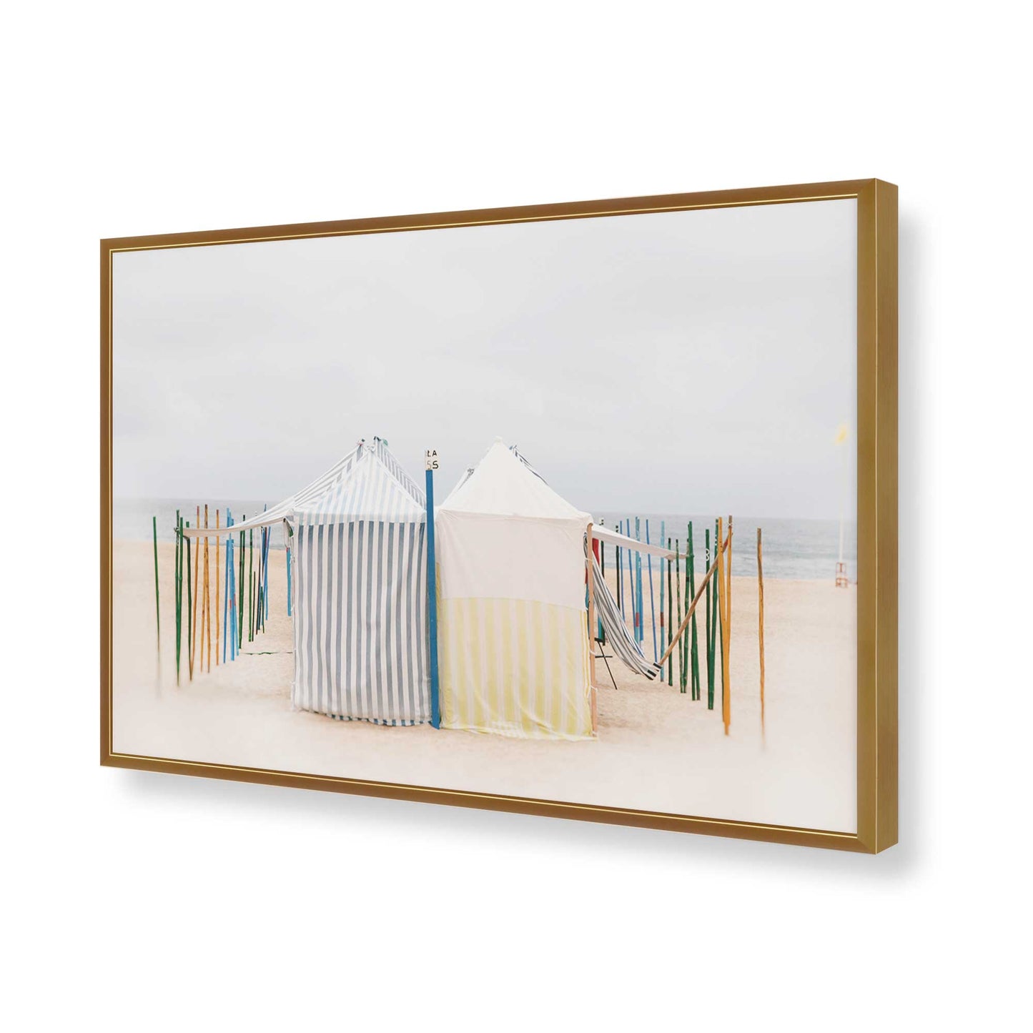 [Color:Polished Gold], Picture of art in a Polished Gold frame of the corner