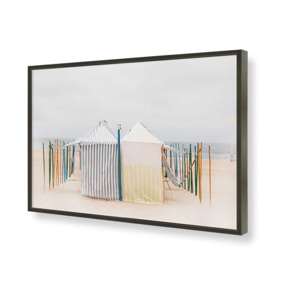 [Color:Satin Black], Picture of art in a Satin Black frame of the corner