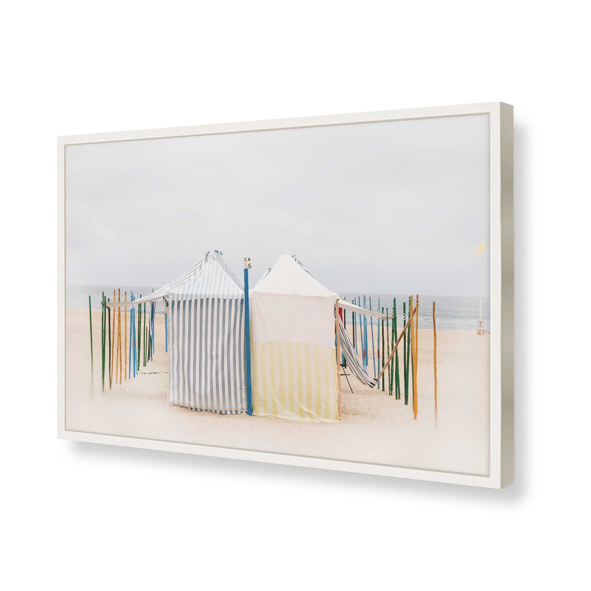 [Color:Opaque White], Picture of art in a Opaque White frame of the corner