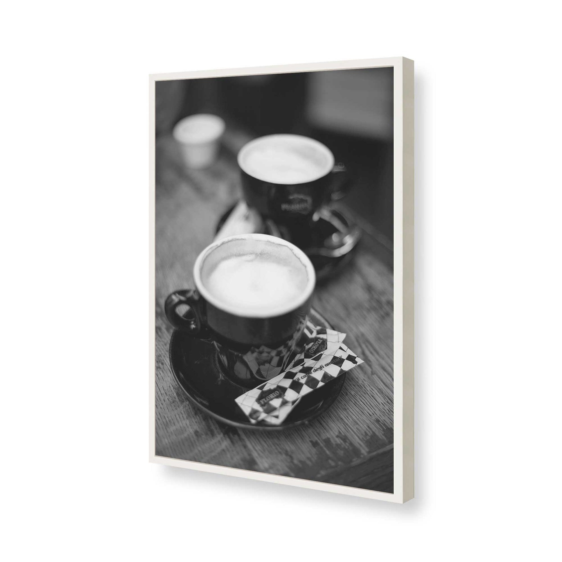 [Color:Opaque White], Picture of art in a Opaque White frame of the corner