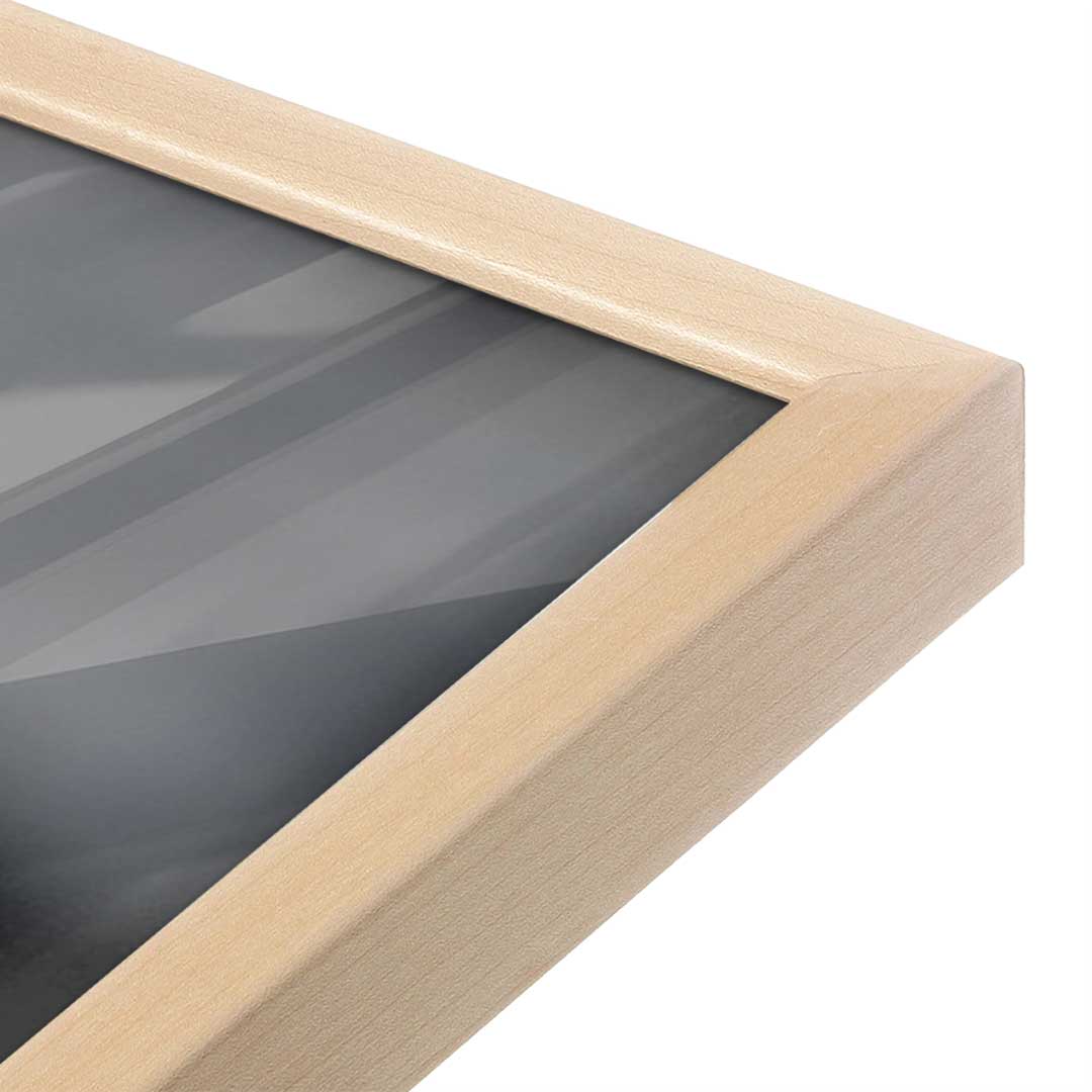 [Color:Raw Maple], Picture of art in a Raw Maple frame at an angle