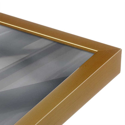 [Color:Polished Gold], Picture of art in a Polished Gold frame at an angle