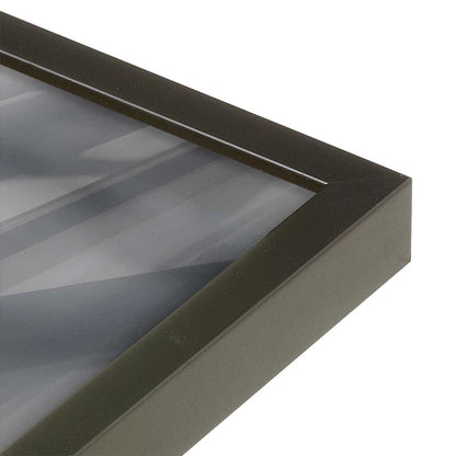 [Color:Satin Black], Picture of art in a Satin Black frame at an angle