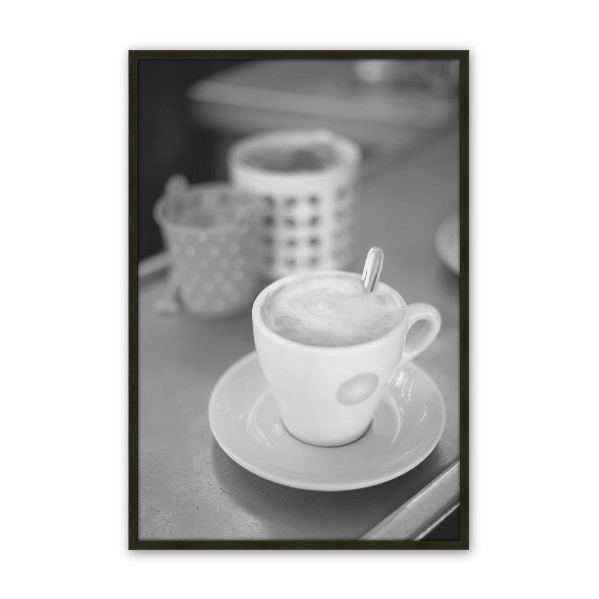 [Color:Satin Black], Picture of art in a Satin Black frame