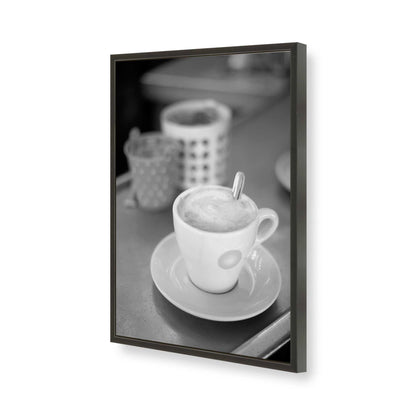 [Color:Satin Black], Picture of art in a Satin Black frame of the corner