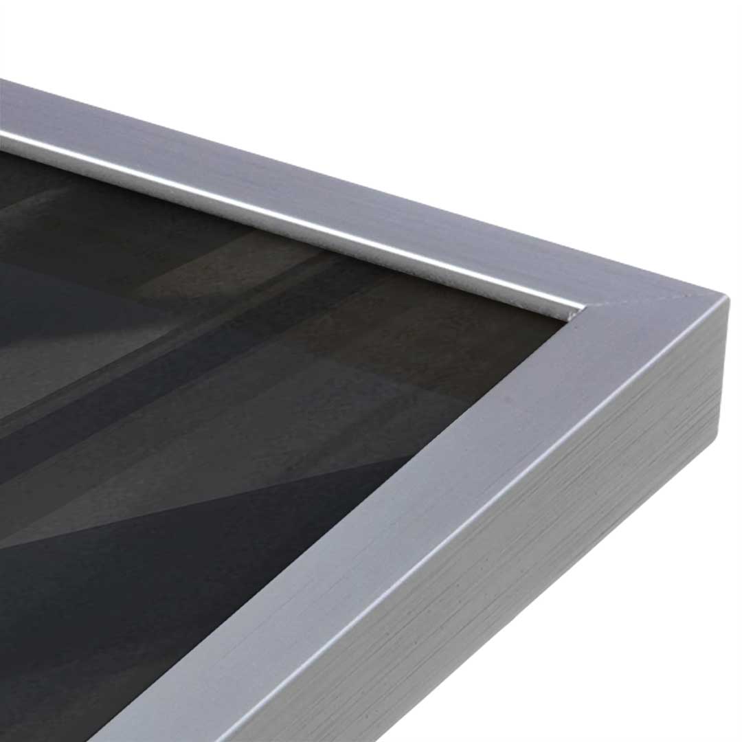 [Color:Polished Chrome], Picture of art in a Polished Chrome frame at an angle