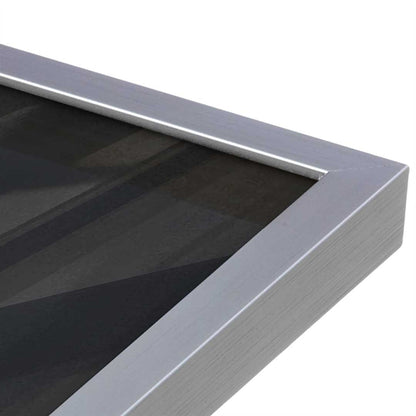 [Color:Polished Chrome], Picture of art in a Polished Chrome frame at an angle