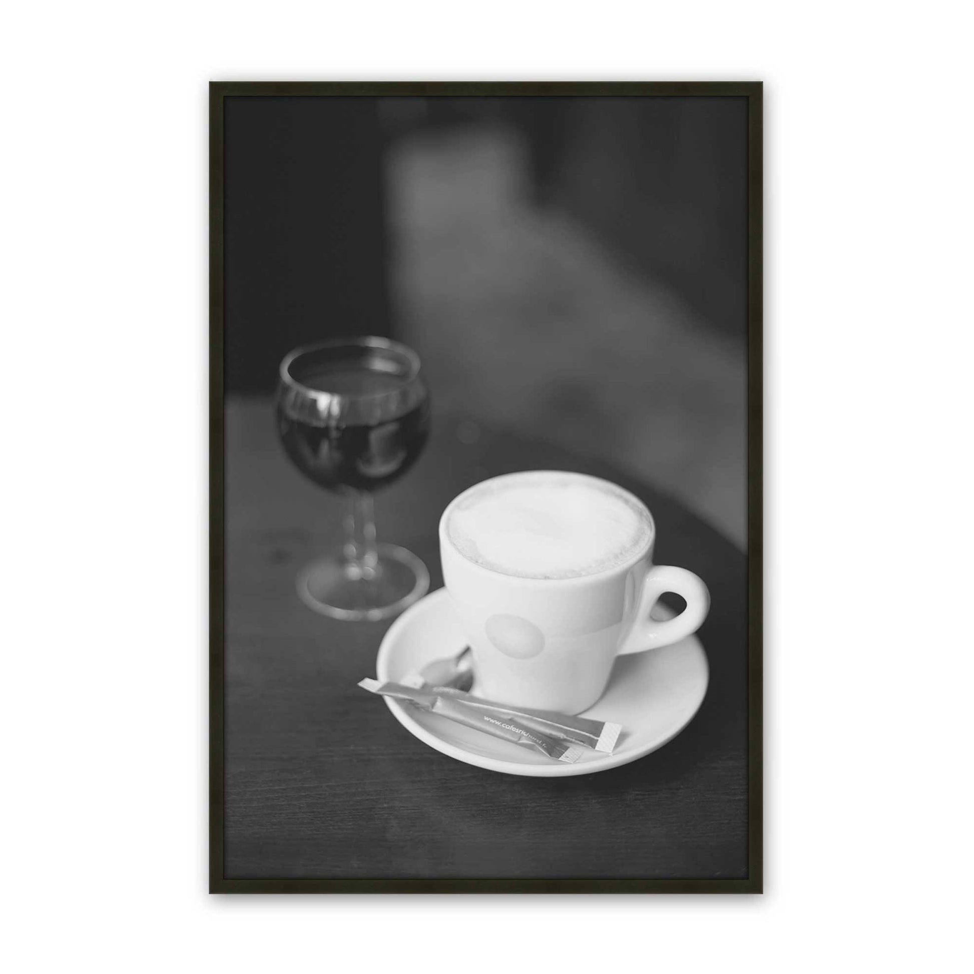 [Color:Satin Black], Picture of art in a Satin Black frame