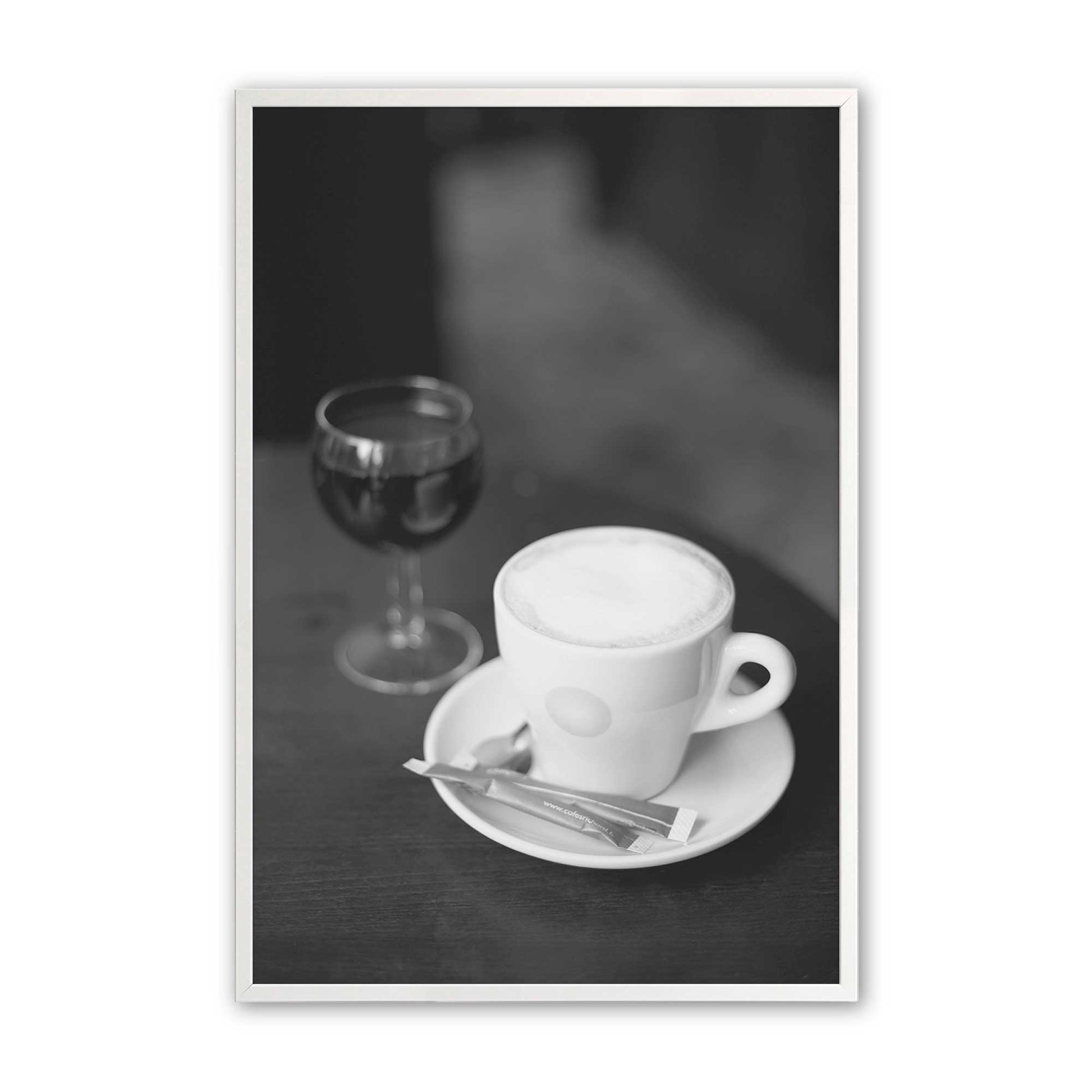 [Color:Opaque White], Picture of art in a Opaque White frame