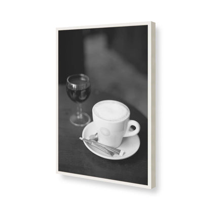 [Color:Opaque White], Picture of art in a Opaque White frame of the corner
