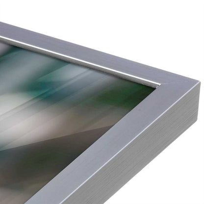 [Color:Polished Chrome], Picture of art in a Polished Chrome frame at an angle