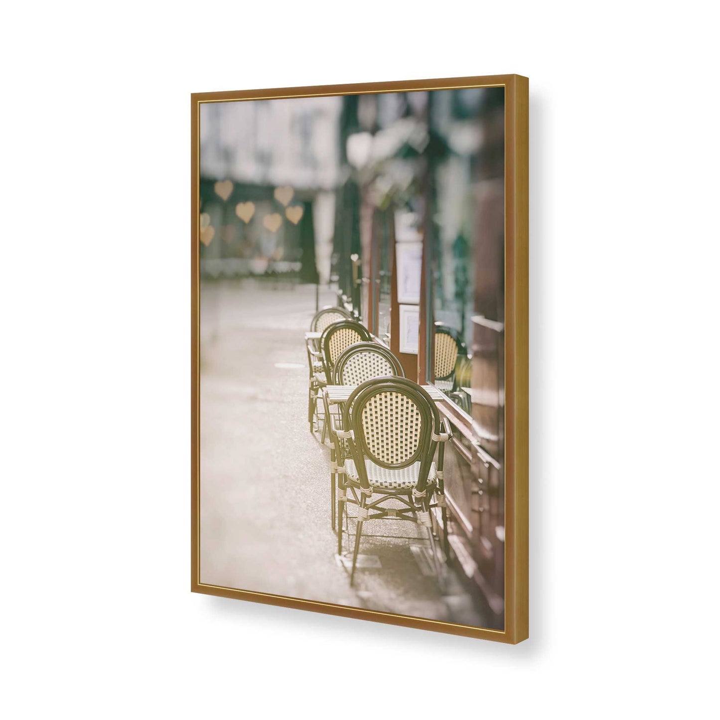 [Color:Polished Gold], Picture of art in a Polished Gold frame of the corner