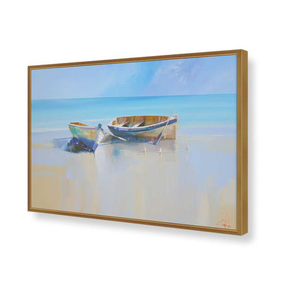 [Color:Polished Gold], Picture of art in a Polished Gold frame of the corner