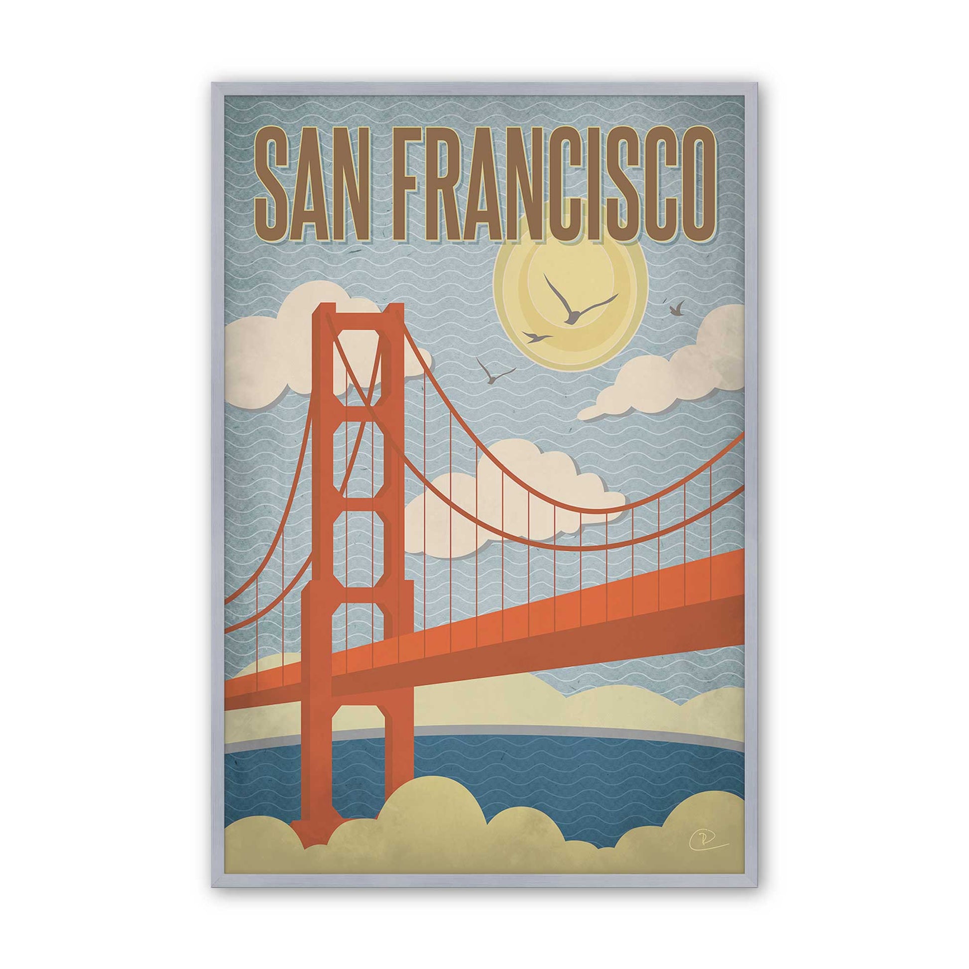 [Color:Polished Chrome], Picture of art in a Polished Chrome frame