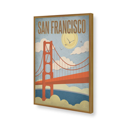 [Color:Polished Gold], Picture of art in a Polished Gold frame of the corner