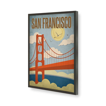 [Color:Satin Black], Picture of art in a Satin Black frame of the corner