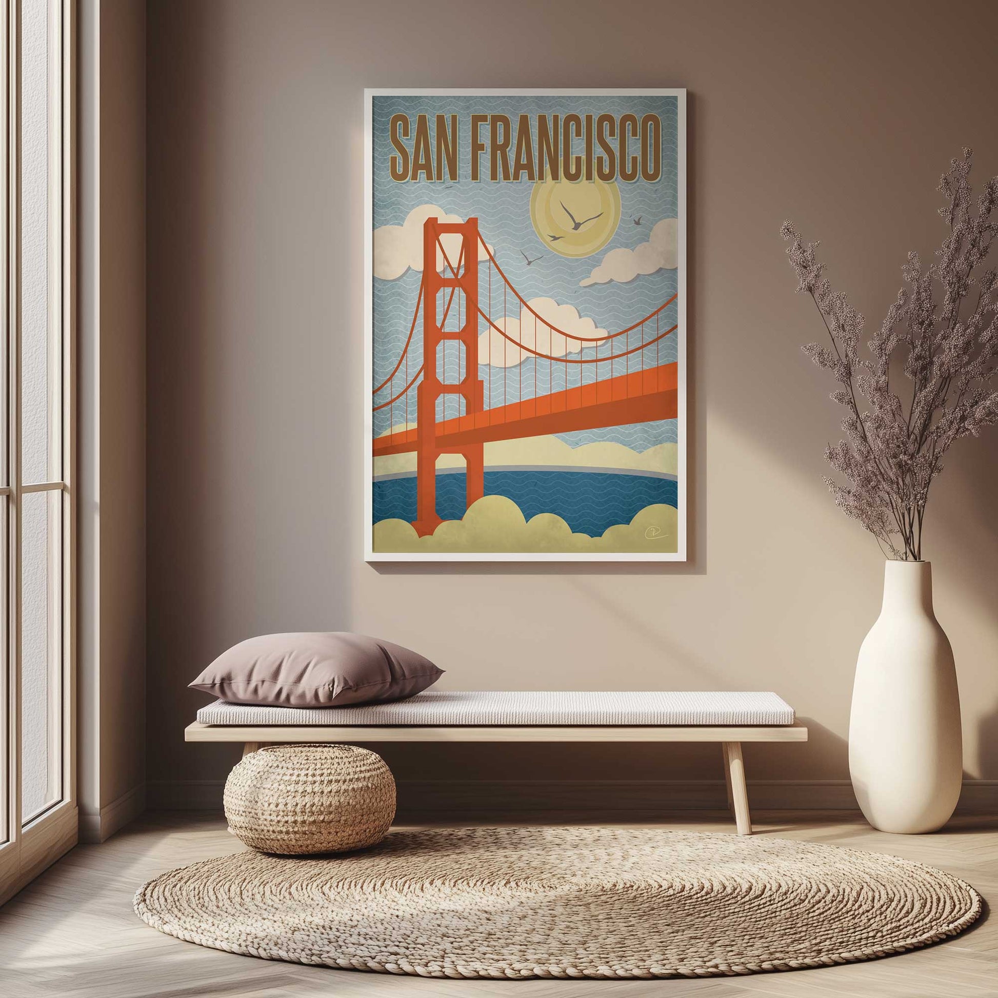 [SPECIAL],[LIFESTYLE], Picture of art hanging in a room
