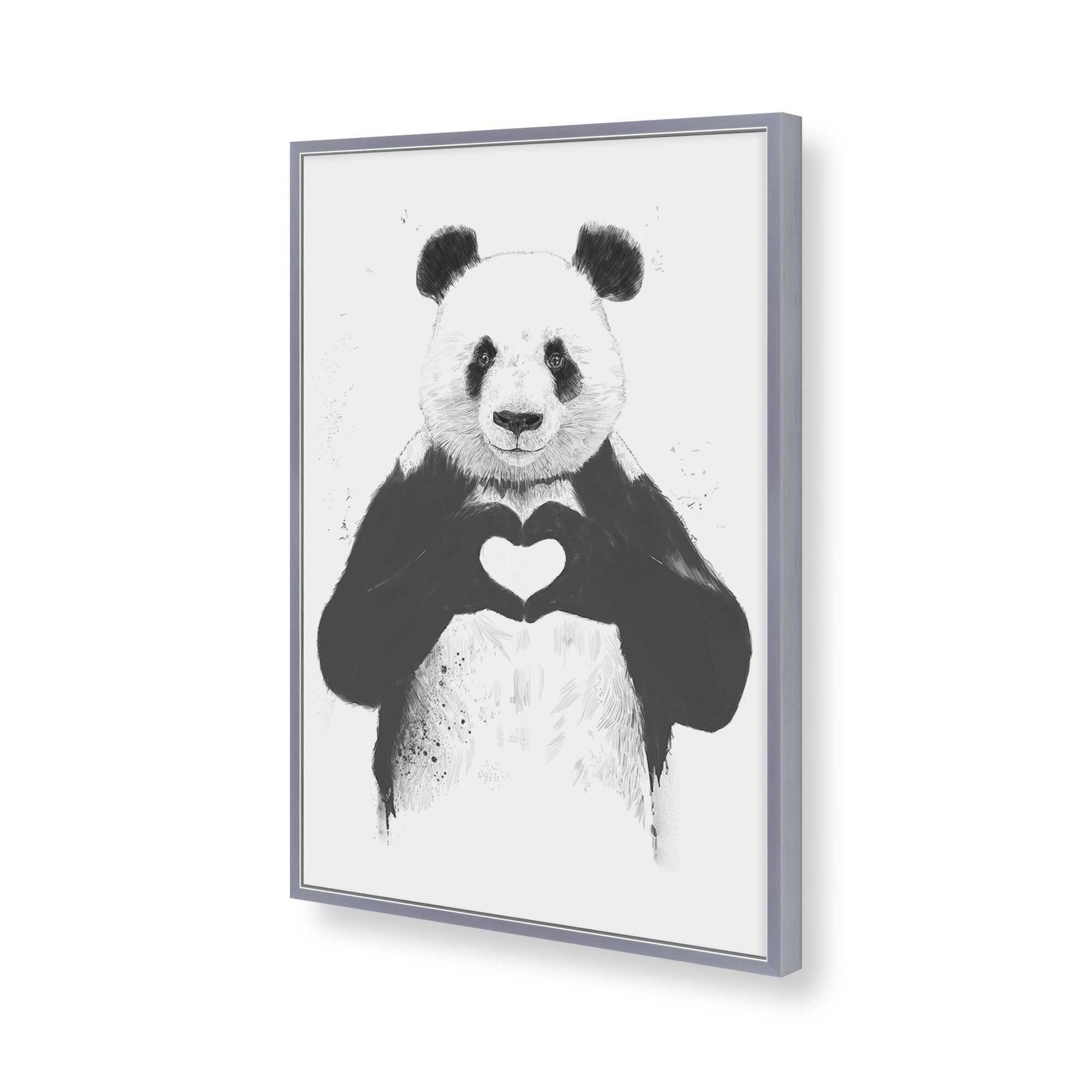 [Color:Polished Chrome], Picture of art in a Polished Chrome frame of the corner